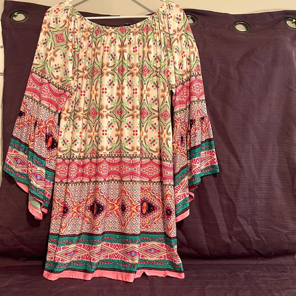 Colorful stretch top/dress - Picture 1 of 5